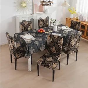 Elegant Dining Table & Chair Covers Set