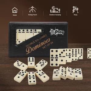 Dominoes Set 28 Pcs (Ivory)