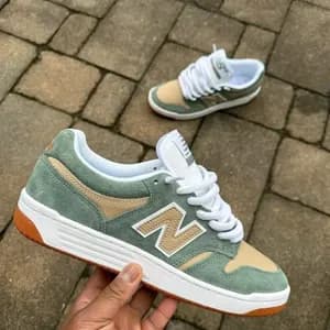 New Balance Numeric 480 Juniper Khaki Sneakers