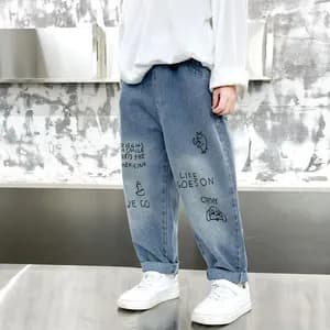 Toddler boys Polished Jeans Versatile Pants