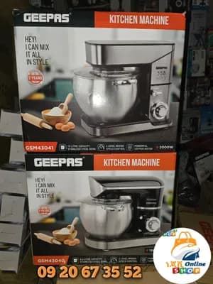 GEEPAS KITCHEN MACHINE 2000W
