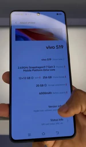 Vivo S19 256GB 12GB RAM