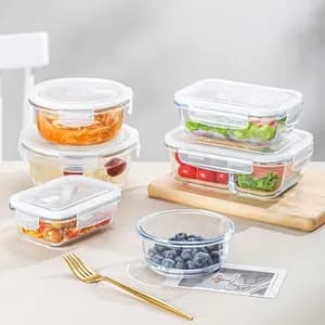 Acrylic Food Storage Containers Set