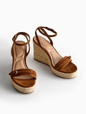 Primark buckle detail wedge sandal size 38