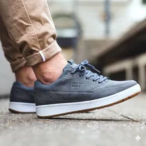 Cat flat leather