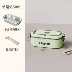 Multi-Layer Stackable Stainless Steel Bento Lunch Box