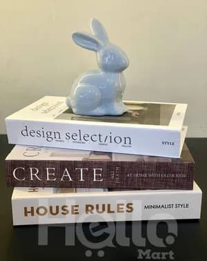 Ceramic Rabbit Home Decor Figurine