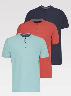 LERROS 3 Pack Men's Cotton T-Shirts