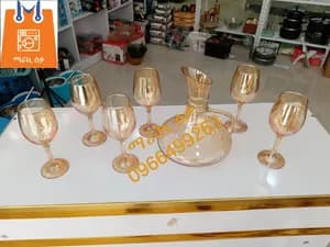 7-Piece Glass Wine Decanter Set