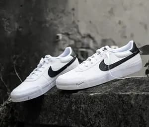 Nike Court Shot White Black Shoes