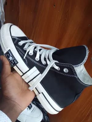 Black Converse High-Top Sneakers