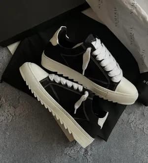 Numeris Atelier Contrast Stitching Acrylic Black Unisex Shoes