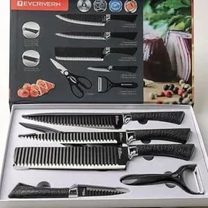 6-Piece Non-Stick Kitchen Knife Set