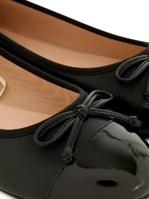 Primark paneled bow ballerina flat 37