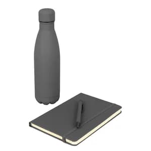 Giftology Set of Stainless Bottle, Notebook and Pen