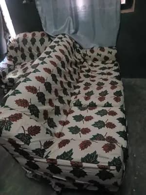 Floral Fabric Sofa Set