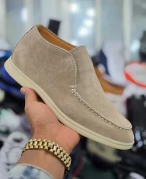 Loafer ቆዳ ጫማ ከፋይ