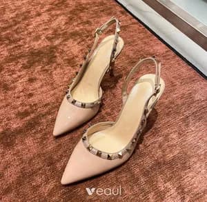 Women's Studded Slingback Heels