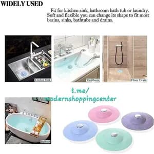 SILICONE SHOWER DRAIN STOPPER