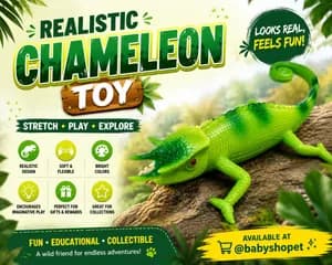 colorful chameleon toy