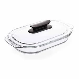 Tempered Glass Bakeware Oval 3L