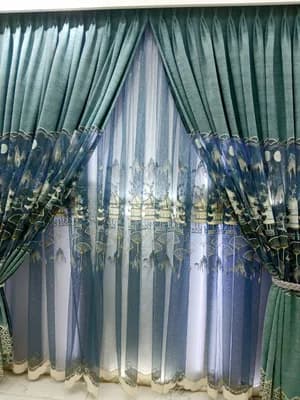 Double Layer Luxury Curtain