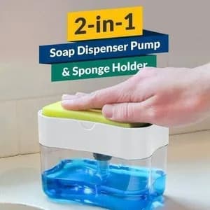 Soap Pump Dispenser with Sponge