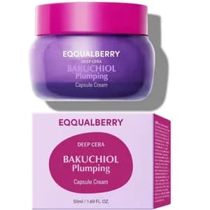 Eqqualberry bakuchiol plumping capsule cream