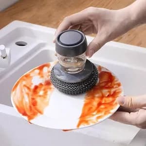 Liquid Adding Pot Washing Brush