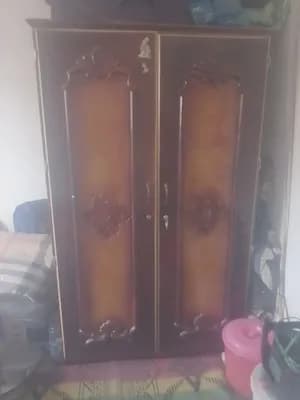 Modern Two-Door Wardrobe Cabinet
