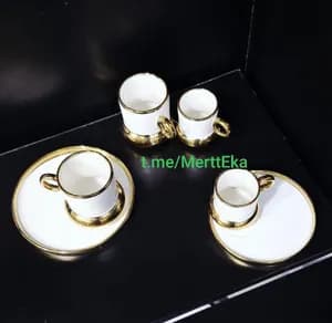 Porcelain Coffee and Milk Cup