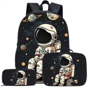 Astronauts 3 in 1 school bag set