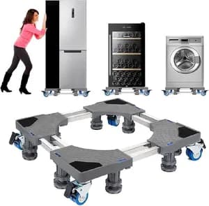Multifunctional Adjustable Fridge Washing Machine Stand