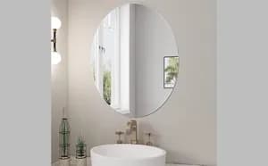 Acrylic Mirror Sticker 60x40 Oval