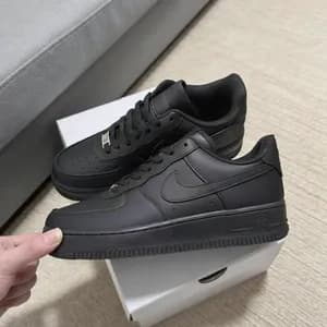Nike Air Force 1 Triple Black Shoes