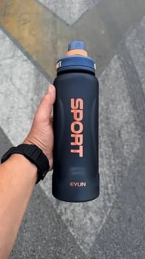 KUQI Sport Stainless Steel Water Bottle