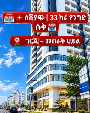 33 sqm Commercial Shop for Sale in Gerji