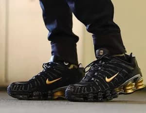 Nike Shox TL Metallic Gold Shoes