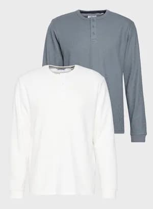 JACK & JONES 2 Pack Long Sleeve T-Shirt