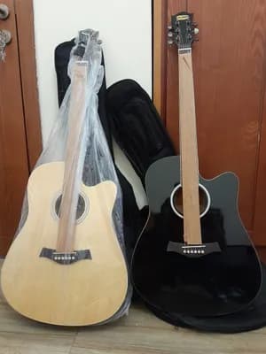 Semi Acoustic Guitar with Accessories