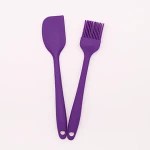 2pcs Silicone Brush Spatula Set