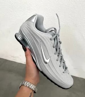 Nike Shox Z Metallic Silver Unisex Sneakers