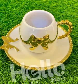 Decorative Coffee Cups Set 6 Pieces