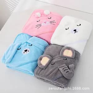 Coral fleece children's towel