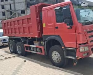 2024 Red Dump Truck