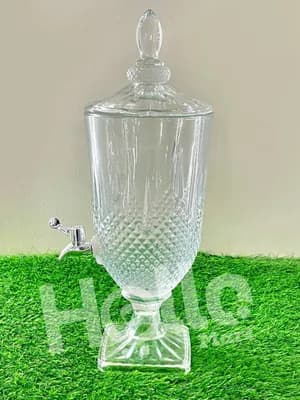 3 Liter Glass Beverage Dispenser with Tap