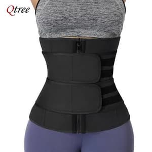 Black Waist Trimmer Tummy Tucker Belt