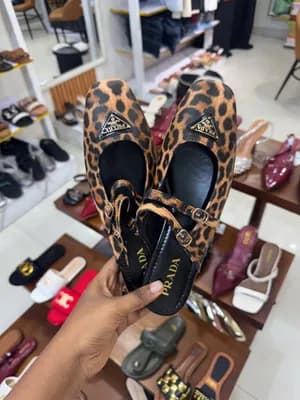 Prada Leopard Print Flats Size 38