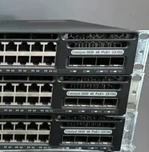 Cisco Catalyst WS-C3650-48PD-L 48 GbE PoE+ Ports, 2 10G and Uplinks, Power Supply Layer 3 Managed Network Switch