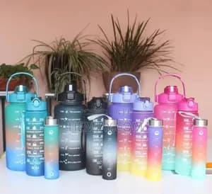 3-Piece Motivational Water Bottle Set
